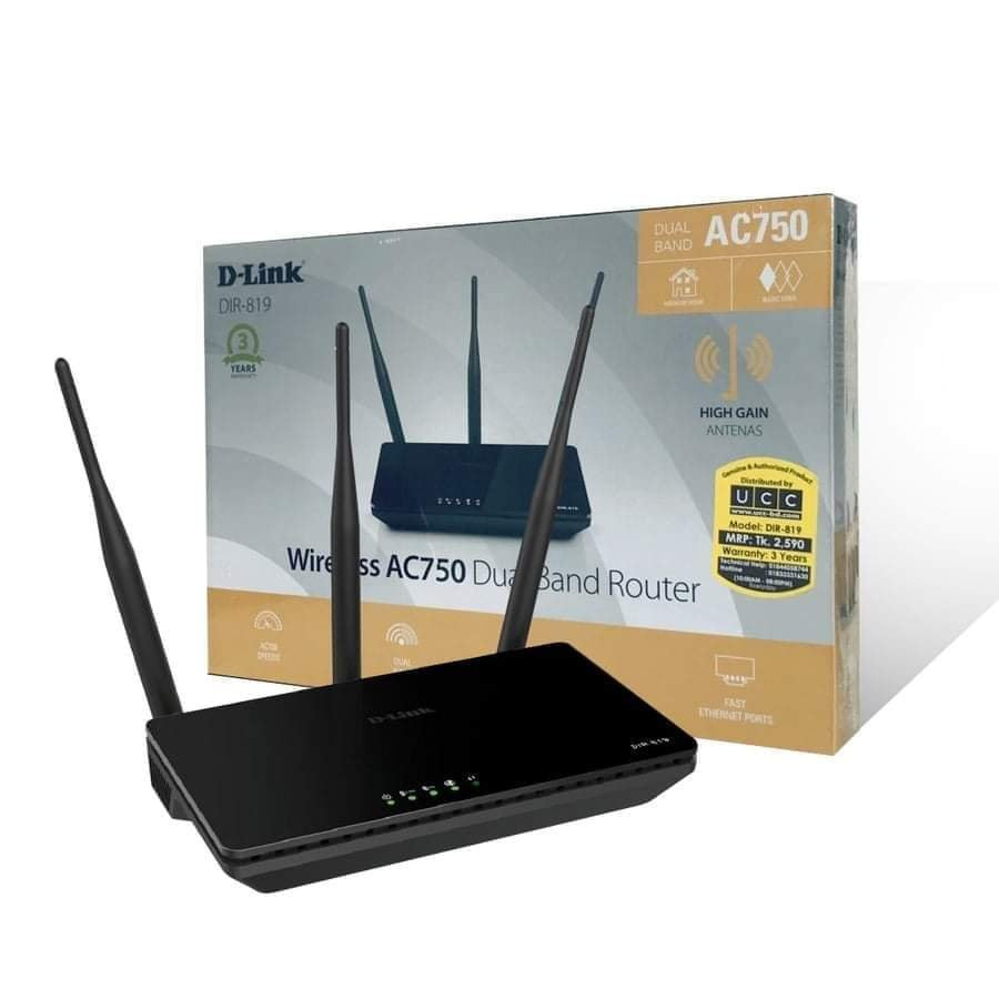 D-Link-DIR-819-Wireless-AC750-Dual-Brand-Router-Black