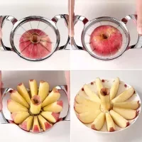 Fruit Slicer Apple Pear Cutter Stainless Steel Knife Corers Remover Chopper Peerler Divided Kitchen Tools