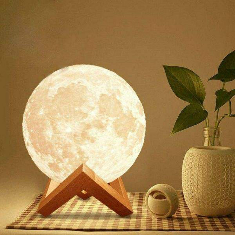 LED Moon Light Lamp Lunar Light Lamp Study Lamp Bedroom Led Bed Lamp Desk Lamp