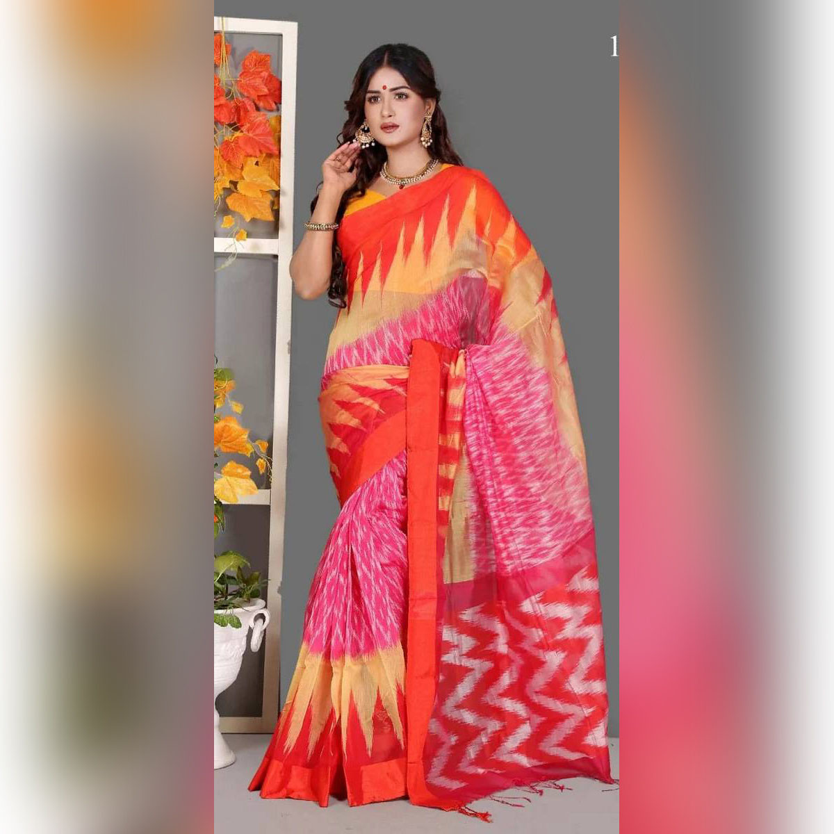 TangailNew Design Tater Gas Cotton Suti Saree for Women