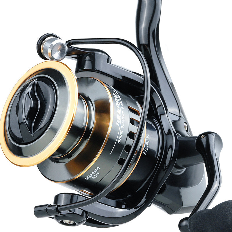 Fishing Reel HE1000-7000 Max 10kg High Speed Metal Spool Spinning Reel Creek