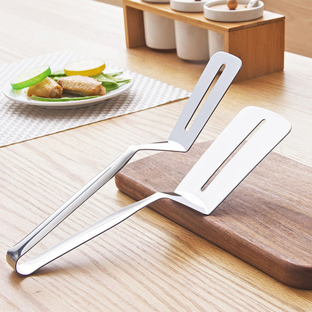 Home Pizza Steak Food Clamp BBQ Clip Grilled Fish Spatula Kitchen Cooking Tool