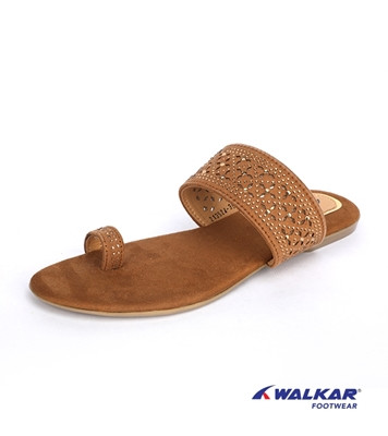 Walkar Ladies Sandal Brown