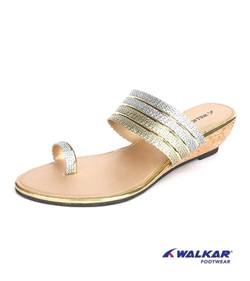 Walkar Ladies Casual Sandal Golden