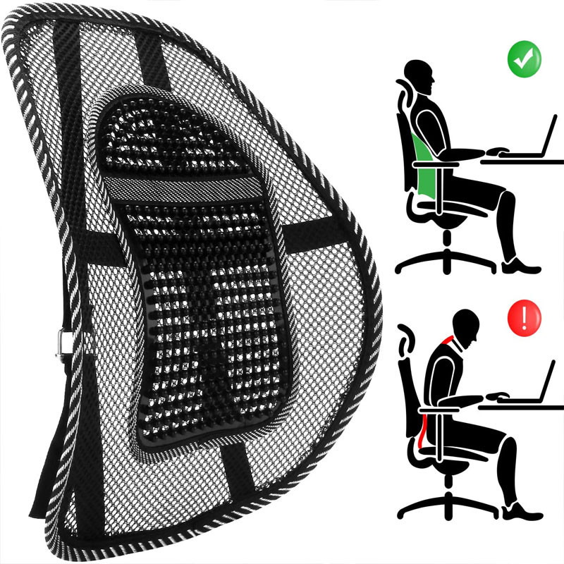 Sit Right Back Support for Any Kind of Chair - Black