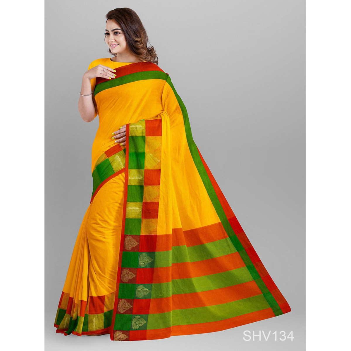 Yellow Kota Saree