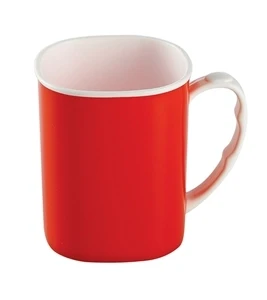 Royal Mug 400 ML With Lid White & Tr Red