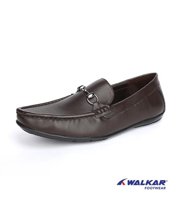 Walkar Men's Moccasin Shoe Brown Brand: Walkar