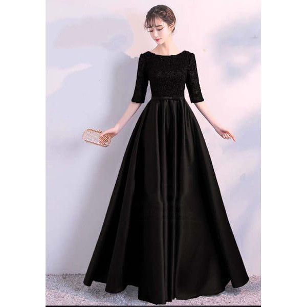 China Silk Embroidery Party Long Gown