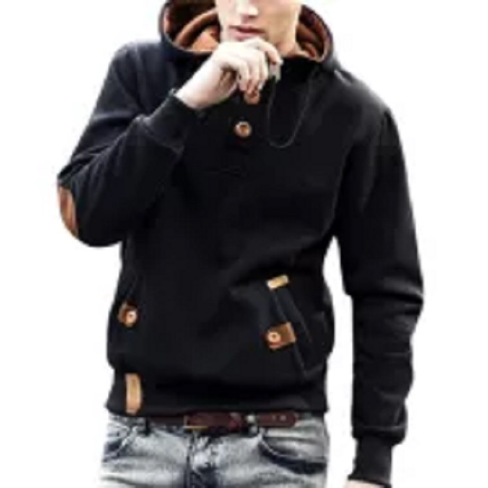 Stylish Premium Winter Hoodie For Men Black old