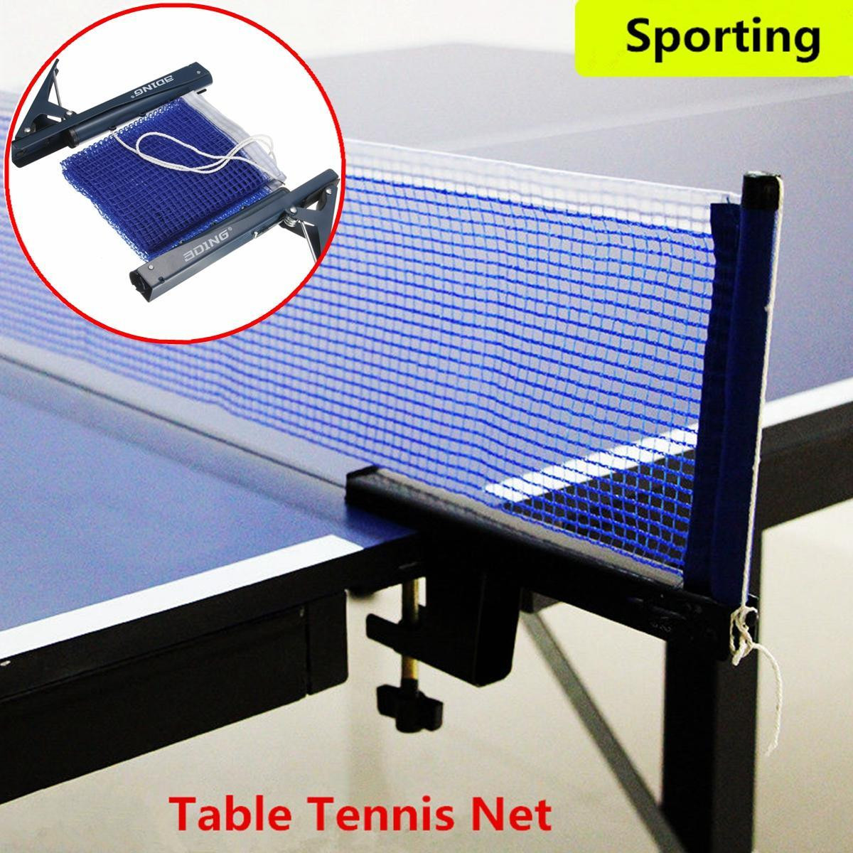 Games Retractable Table Tennis Ping Pong Portable Net Kit Replacement Set Indoor # White+Black(null)