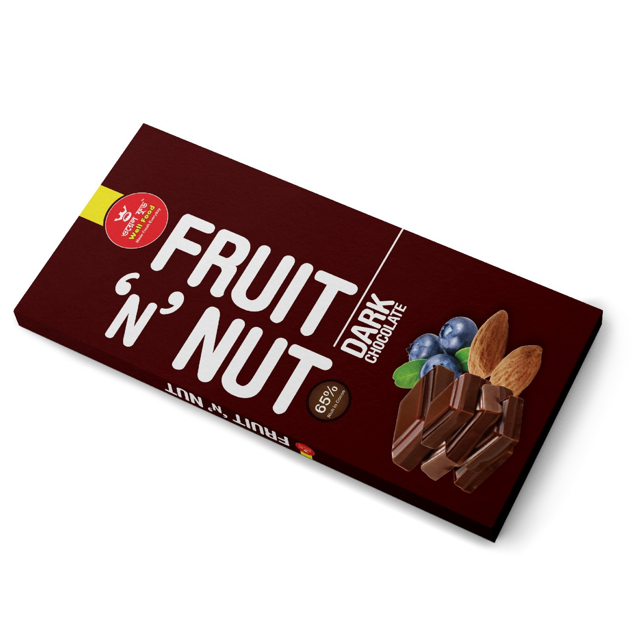 Fruit & Nut Dark Chocolate 50gm