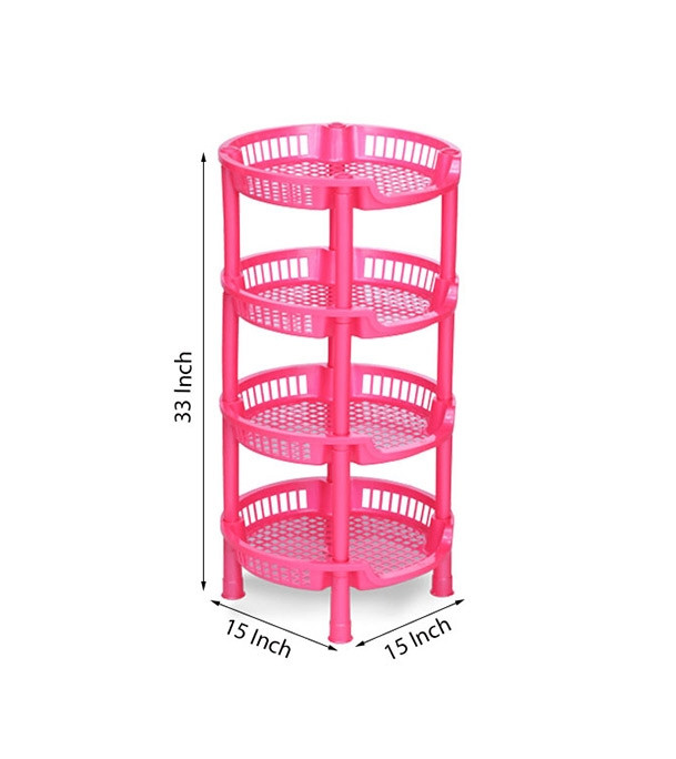 Round Rack 4 Step Pearl Brand: RFL Rack , RFL Houseware