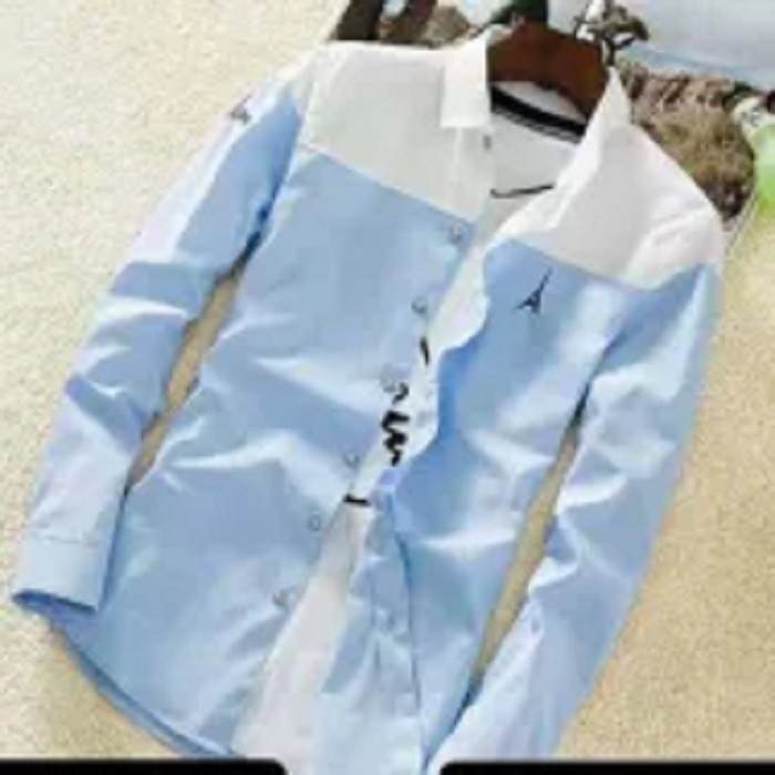 White Cotton Full Sleeve Casual Shirt for Men