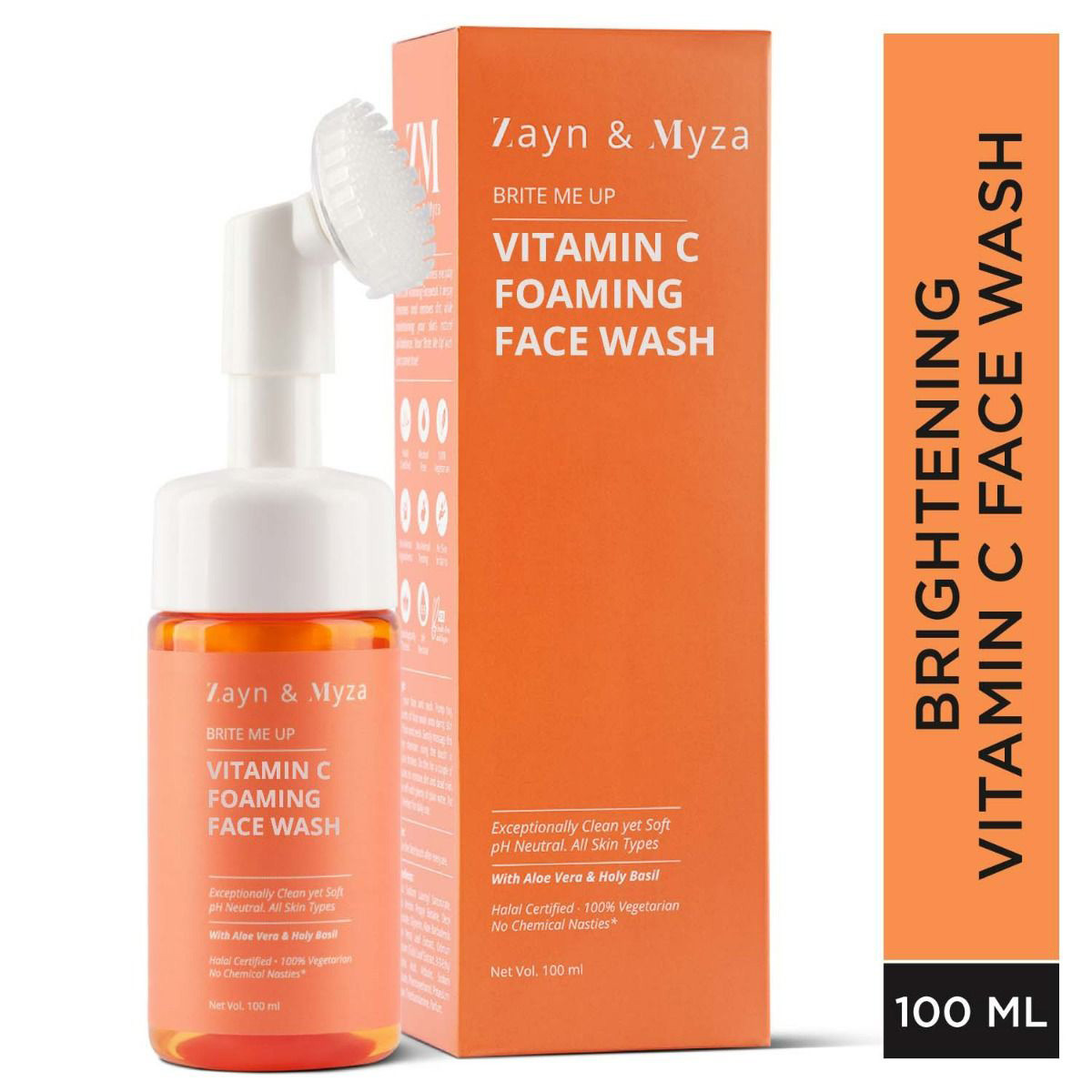 badgeZayn & Myza Foaming Face Wash (100ml) - Vitamin C