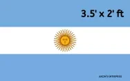 Argentina National Flag 5'x3' ft