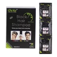 Dexe Black Hair Shampoo for Men 25ml 10p CHINA