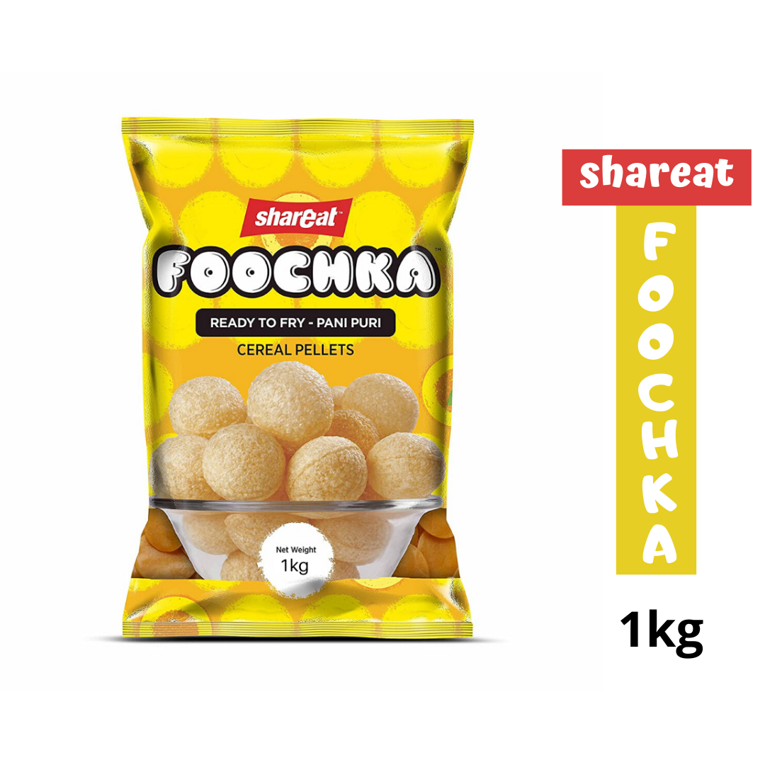 Shaareat Fooochka 1Kg Ready To Fry-Pani Puri/Fuska