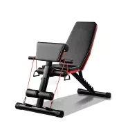 Adjustable Sit Up Bench - Black And Red