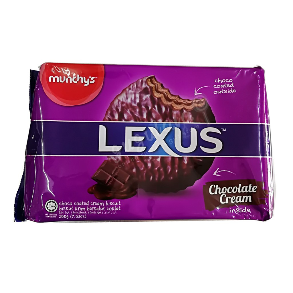 Munchy'S Lexus Choco Coated Cream Biscuits -200gm