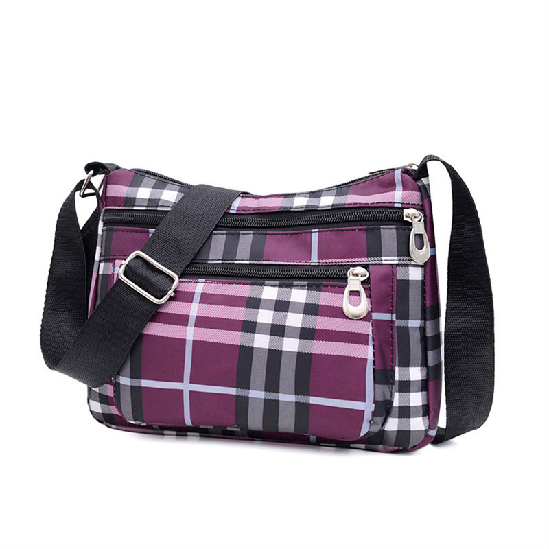 Waterproof Oxford Cloth Large Capacity Multi-Layer Shoulder Crossbody Nylon Bag Encounter